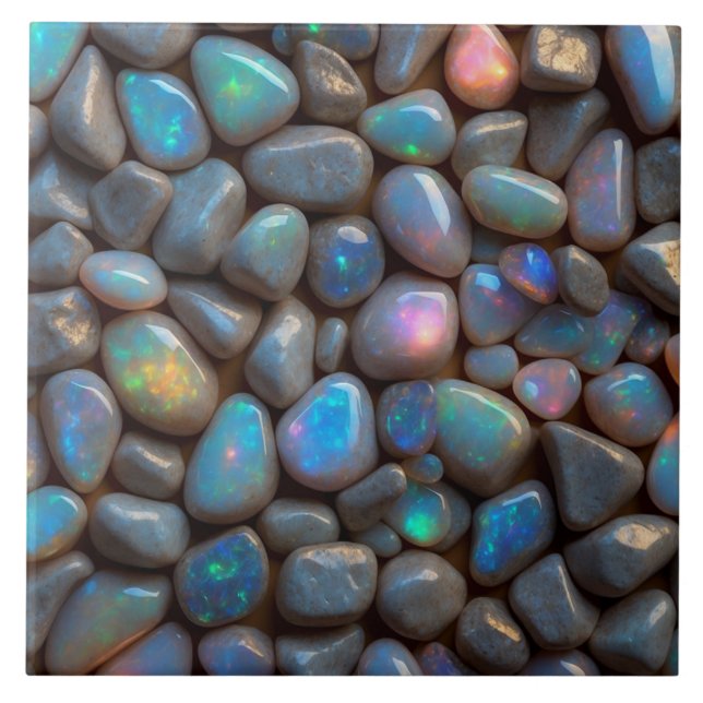 Azulejo opal Elegante de cerâmica (Frente)