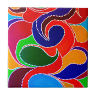 Azulejo original do Rainbow Dreamtime australiano
