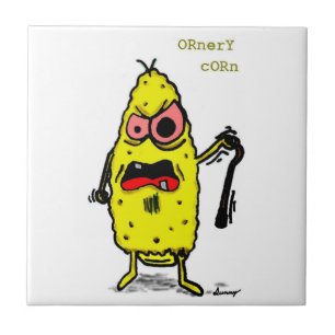 Azulejo Ornery do milho
