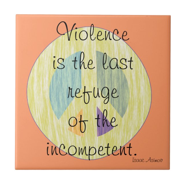 Azulejo pacífico Trivet do presente do símbolo de (Frente)