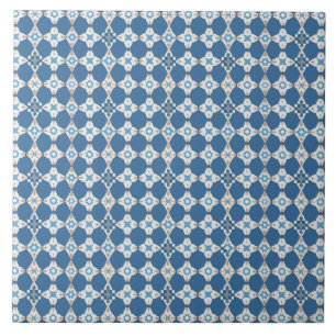 Azulejo - Padrão Branco e Azulejo