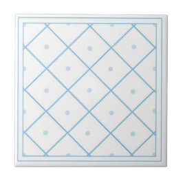 Azulejo padrão marroquino azul e branco