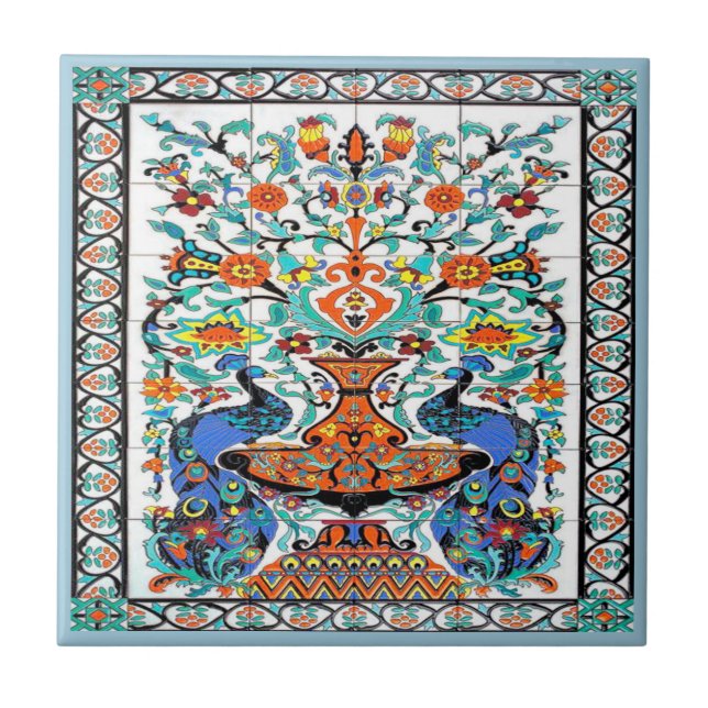 Azulejo Pássaros, (Frente)