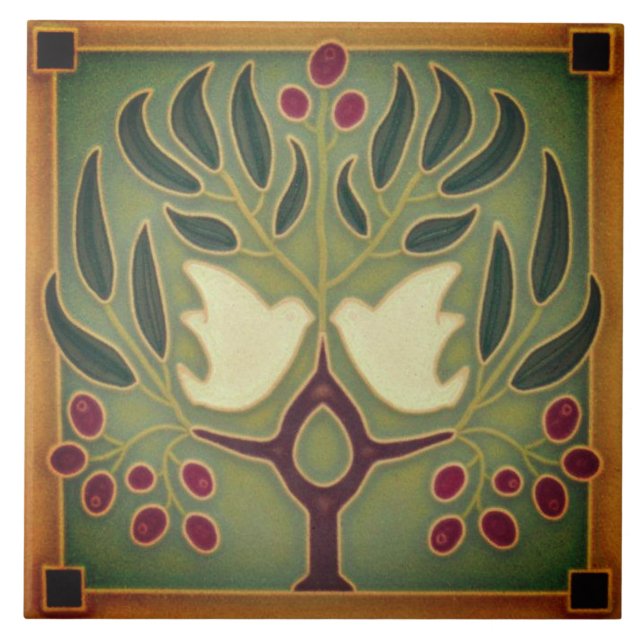 Azulejo - Pássaros do Amor (Frente)
