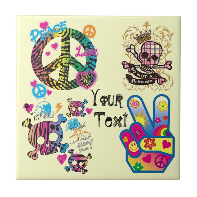 Azulejo Peace 2 (Frente)