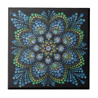 Azulejo Peacock Dot Mandala