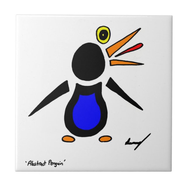 Azulejo Penguin abstrato (Frente)