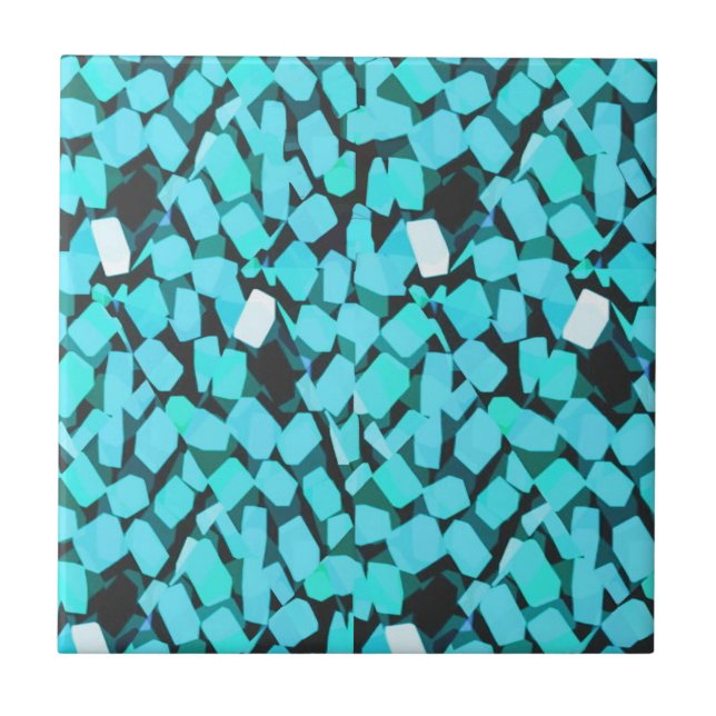 Azulejo pequeno Avalanche Azul (Frente)