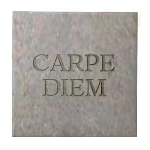 Azulejo pequeno Carpe Diem Stone