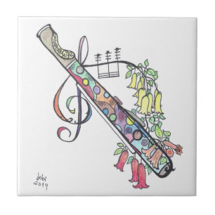 azulejo pequeno:  flauta