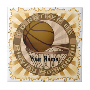 azulejo personalizado de basquetebol preferencialm