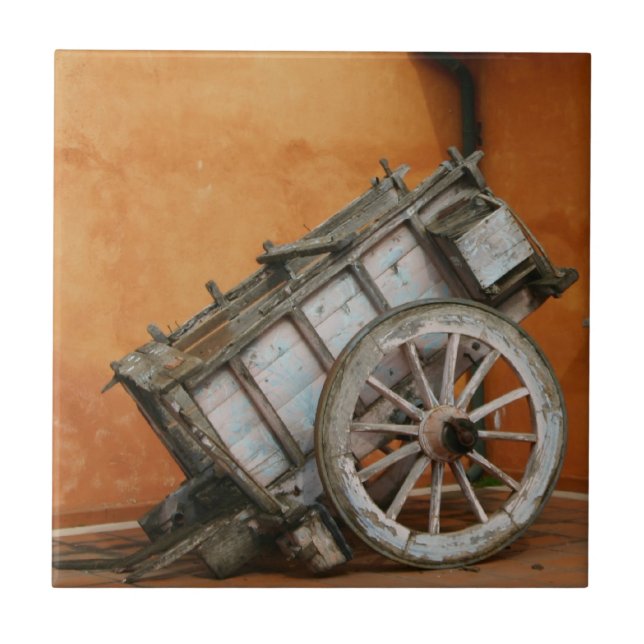 Azulejo personalizado de Carruagem antiga (Frente)