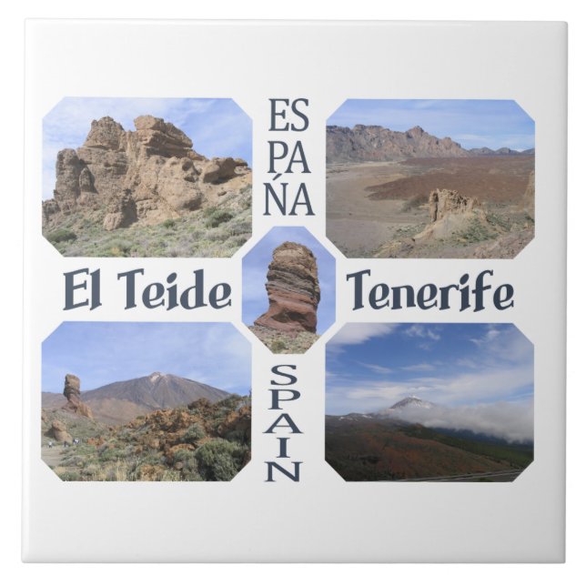 Azulejo personalizado El Teide (Frente)