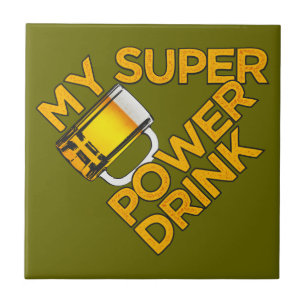 Azulejo personalizado Power Drink