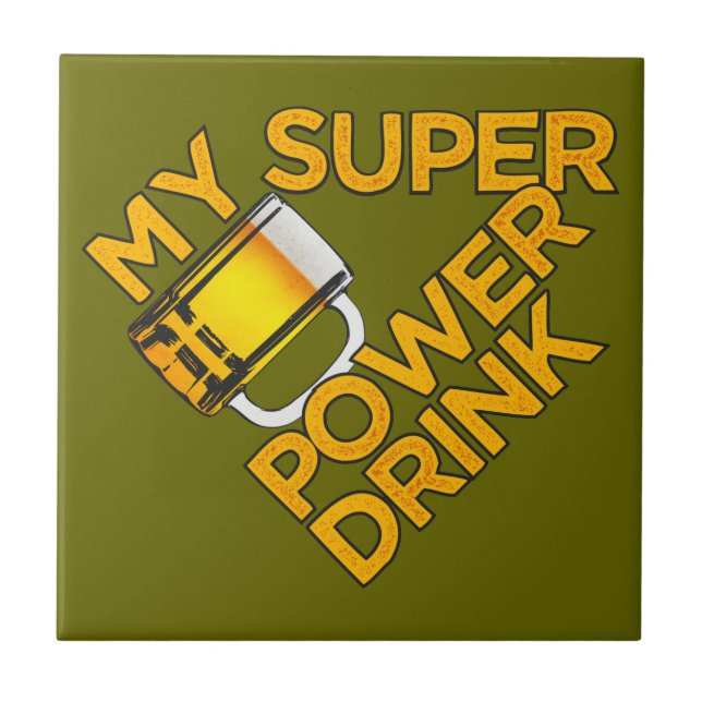 Azulejo personalizado Power Drink (Frente)