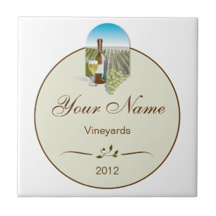 Azulejo personalizado Trivet do vinho