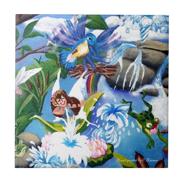 Azulejo pintado mão (Frente)