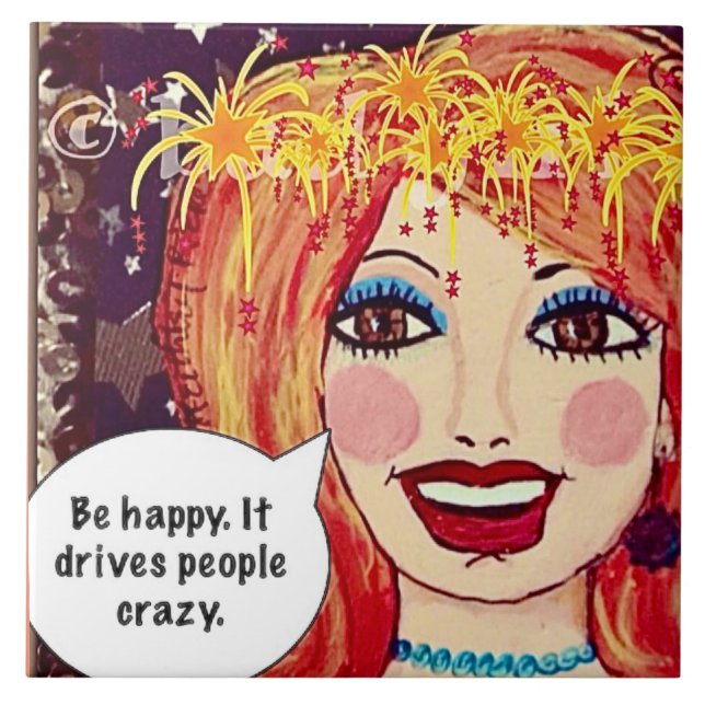 Azulejo/porta copos/trivet (Frente)