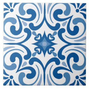 Azulejo Português Mediterrâneo Tradicional