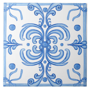 Azulejo Português Mediterrâneo Tradicional