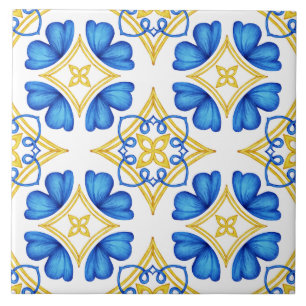 Azulejo Português Mediterrâneo Tradicional