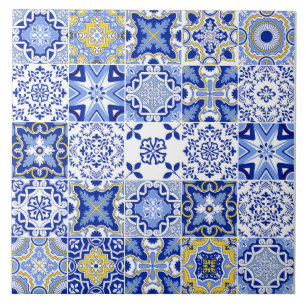 Azulejo Português Padrão Azulejo Cerâmico