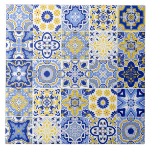 Azulejo Português Padrão Azulejo Cerâmico