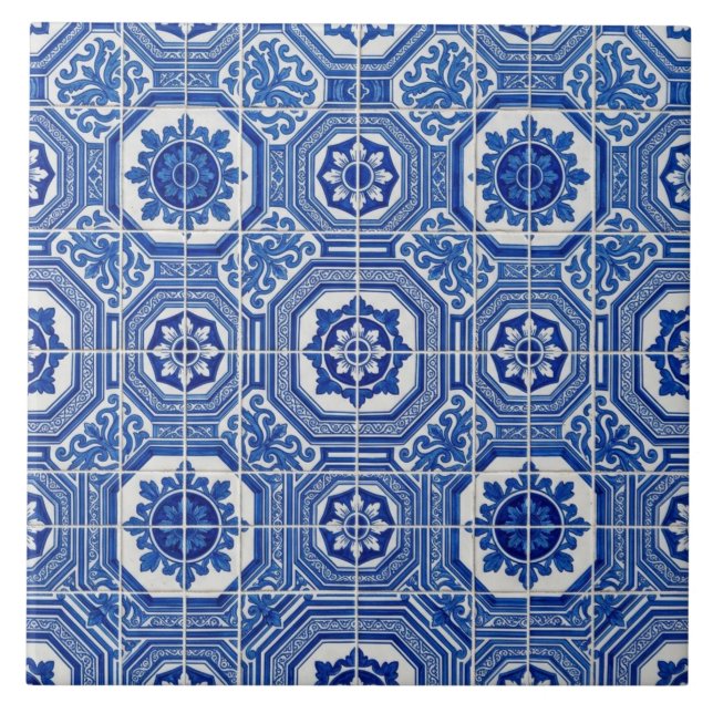 Azulejo Português Tradicional (Frente)
