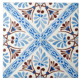 Azulejo Português Tradicional Vidrado 