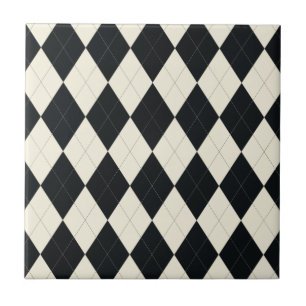 Azulejo preto e branco de Argyle