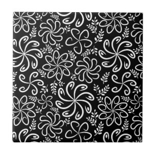 Azulejo preto e branco lindo