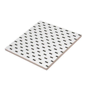 Azulejo Preto e Branco Listrado