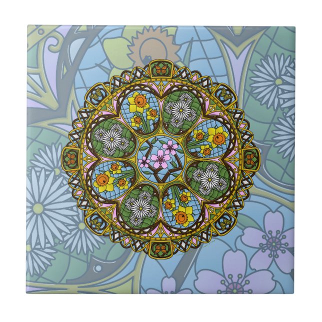 Azulejo Primavera Nouveau (Frente)