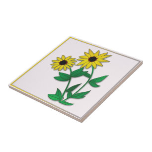 Azulejo projetado floral