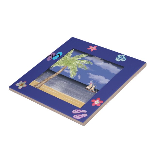 Azulejo projetado por praia (Lateral)