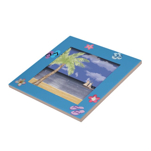 Azulejo projetado por praia (Lateral)