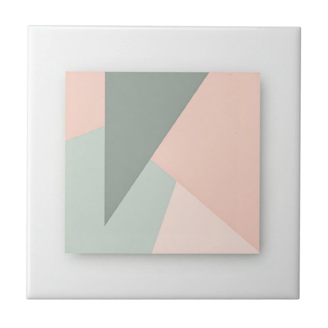 "Azulejo Quadrado Aestético Moderno" (Frente)