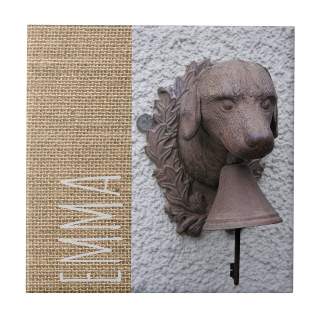 Azulejo quadrado personalizado original - Ano 2018 (Frente)