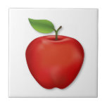 Azulejo Red Delicious da Apple<br><div class="desc">É uma decoração de maçã vermelha deliciosa para a sua casa. Um desenho original do meu jardim. Veja mais produtos com este design na categoria Apple. Basta clicar no meu link ou ícone da loja e rolar. As maçãs do PS são a fruta do Estado de Illinois, Minnesota, Nova Iorque,...</div>