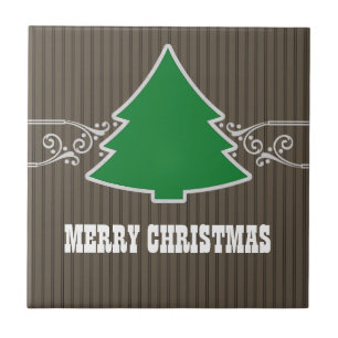 Azulejo rico de espiral da árvore de Natal