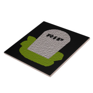 AZULEJO RIP Tombstone