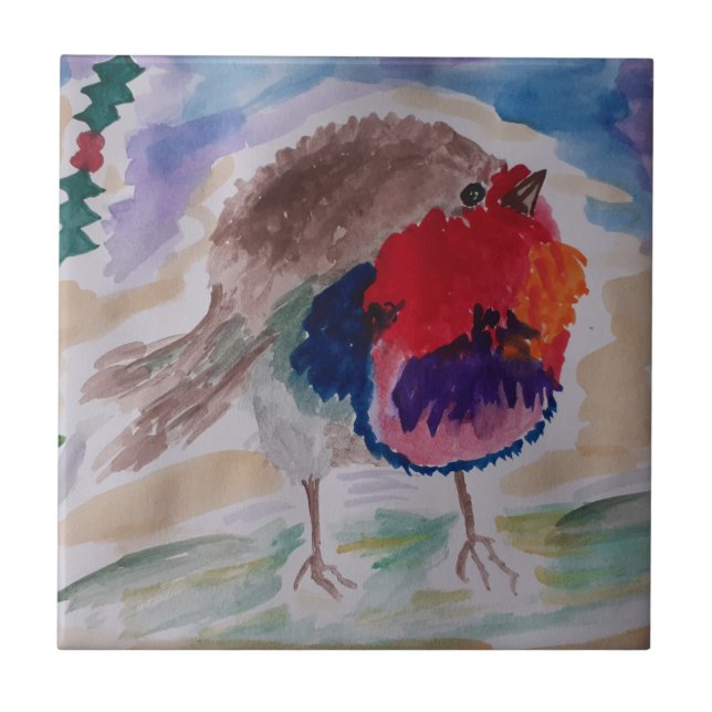 Azulejo Robin Cerâmica Natal (Frente)