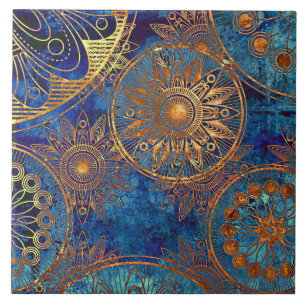Azulejo - Rodas Douradas