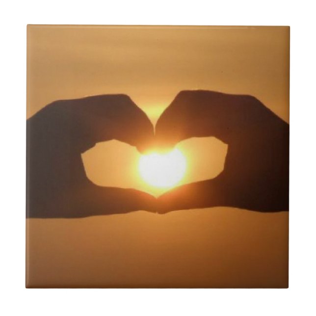 Azulejo Romântico do coração (Frente)