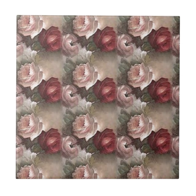 Azulejo Rosa antigo (Frente)