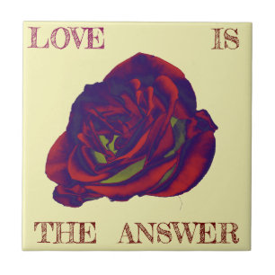 Azulejo Rosa vermelha