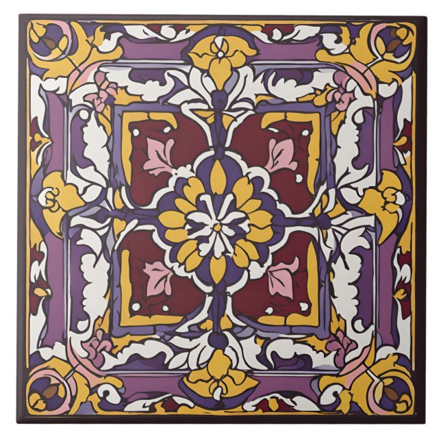 Azulejo roxo (Frente)