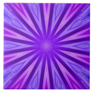 Azulejo roxo/azul do caleidoscópio