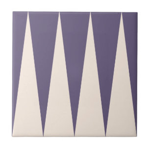 Azulejo Roxo de Padrões do Backgammon