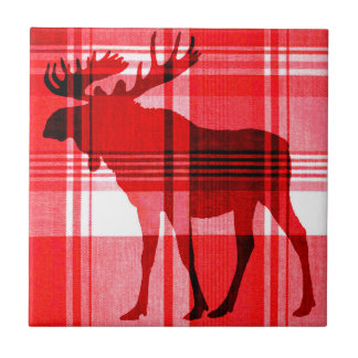 Azulejo ruivo de xadrez vermelho-claro